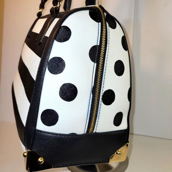 Aldo Black and White Handbag - Picture 3 of 9